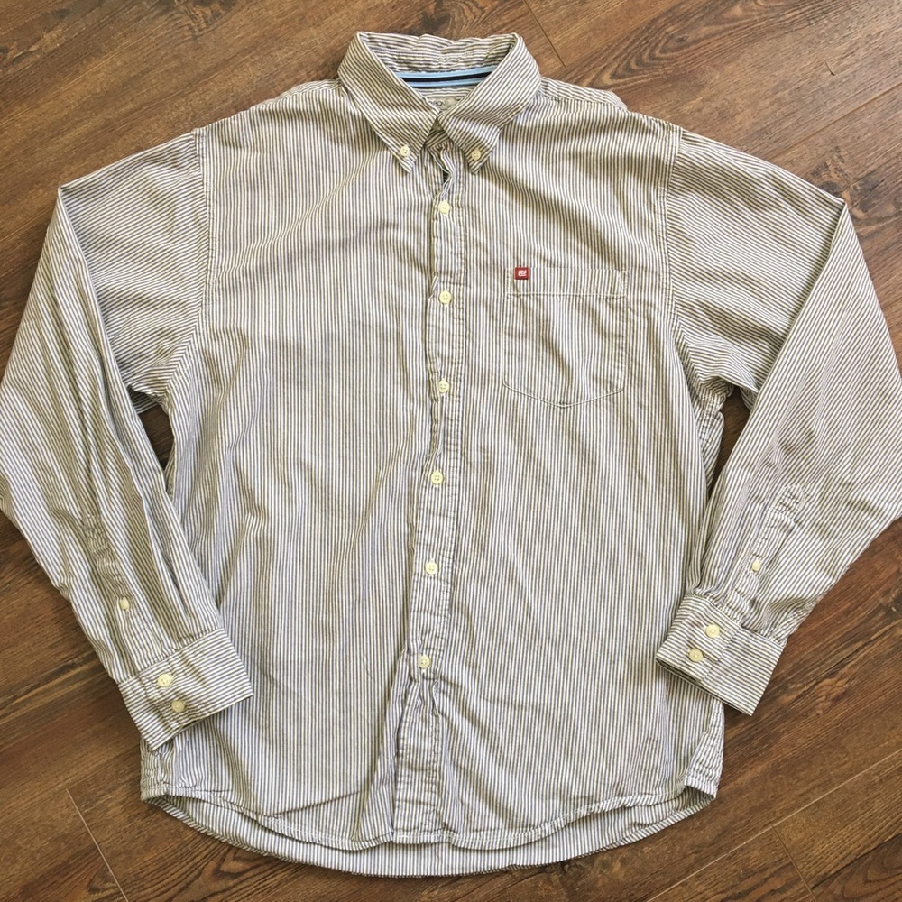 Carbon Mens XL Button Down Long Sleeve